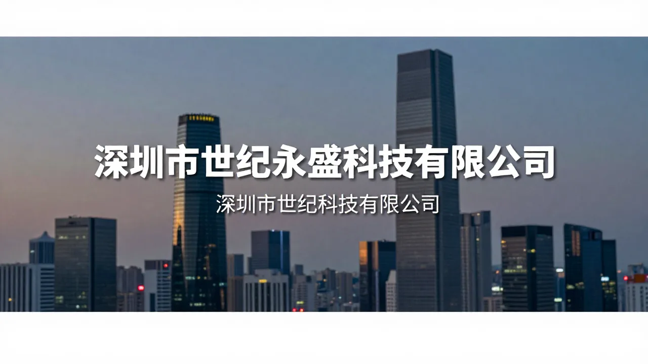 深圳市世纪永盛科技有限公司 首页主视觉
